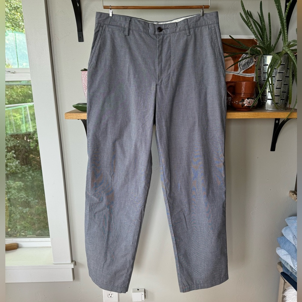 Dockers Navy Blue White Pacific Collection Field Khaki Dress Pants Size 32 x 32